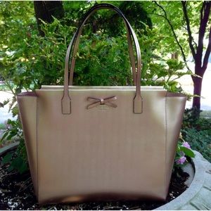 Kate Spade Rose gold Taden Tote